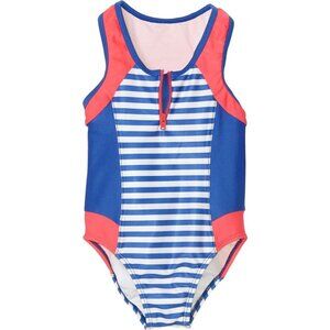 Girl Swimsuit, Body Glove Little Girls One Piece Stripe Bathing Suit, sz 4